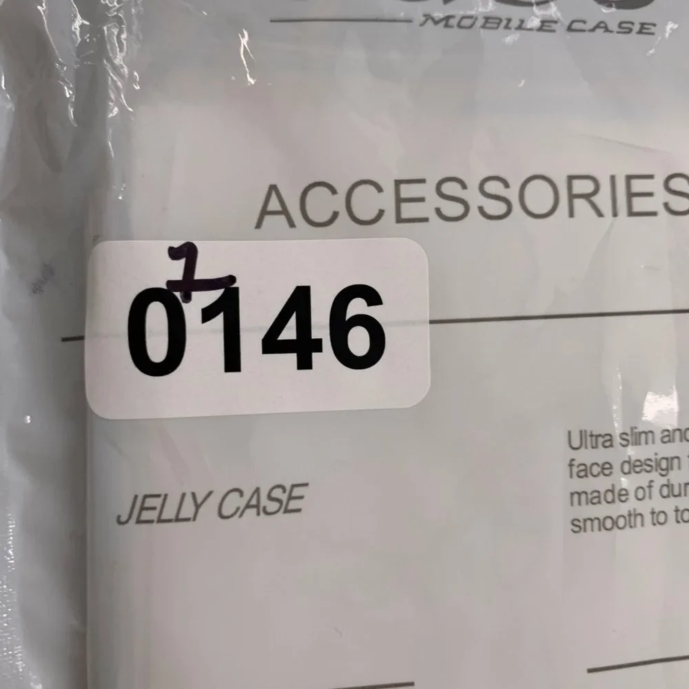 New! 7Plus‎ Clear Gold Leopard Phone Case